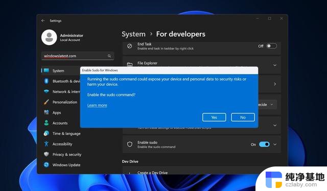 界面前瞻：微软Win11将原生支持sudo命令，提升用户操作权限