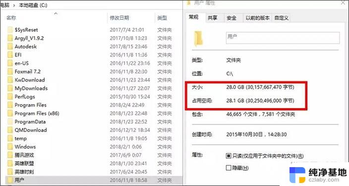 win10c盘有哪些文件夹