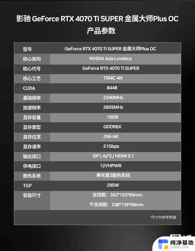 6299元，影驰RTX 4070 Ti SUPER金属大师PLUS OC显卡发售，性能强劲，抢购火热中！