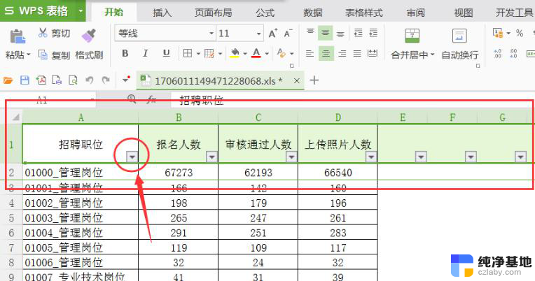 wps在入住表里怎么筛选未入住名单