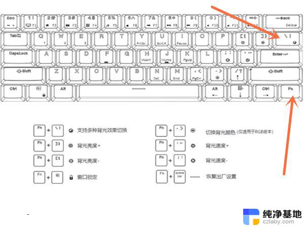 键盘背光灯不亮按哪个键恢复