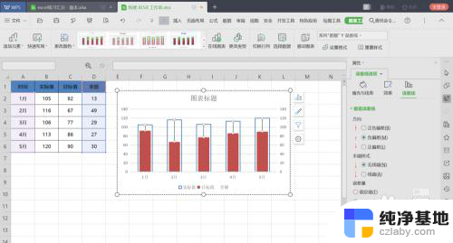 excel图表中如何显示差额