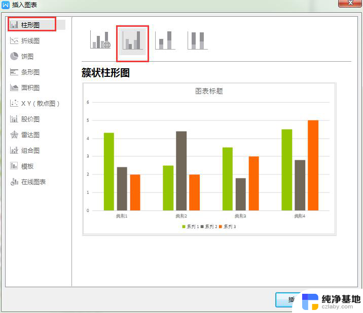 wps如何插入柱状图