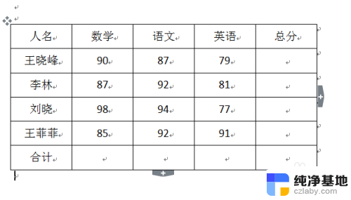 word文档怎么求总和