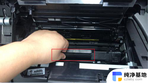 惠普m128打印机怎么换墨盒