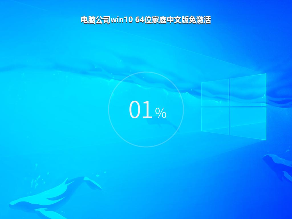 电脑公司win10 64位家庭中文版免激活