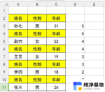 wps如何让每行都插入标题行